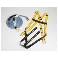 MSA (Mine Safety Appliances Co) 10077588 MSA X-Large Workman Roofers' Fall Protection Kit (Contains Vest Style Harness With Quik